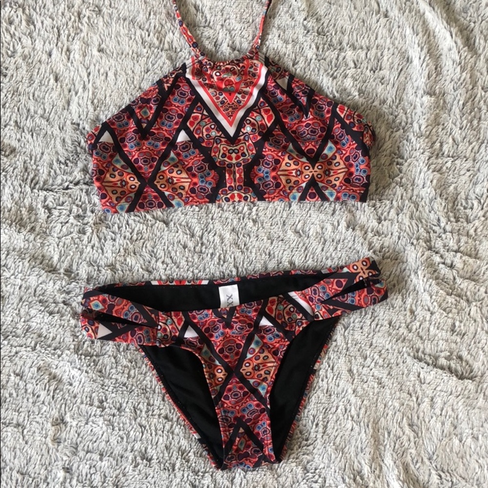 Multi colored bikini